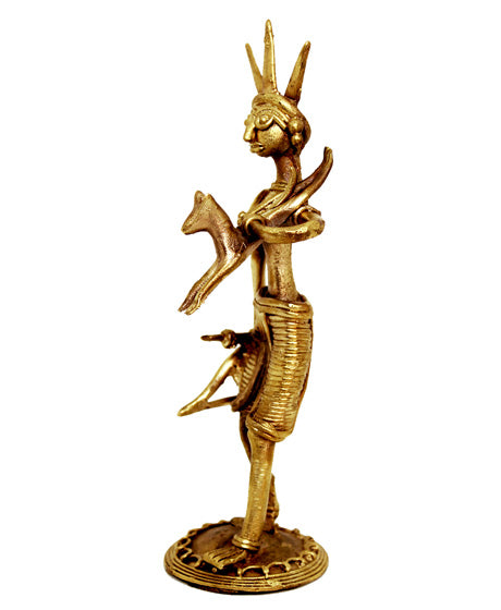 HANDMADE DOKRA BRASS BIRD HANGER