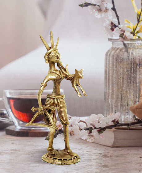HANDMADE DOKRA BRASS BIRD HANGER
