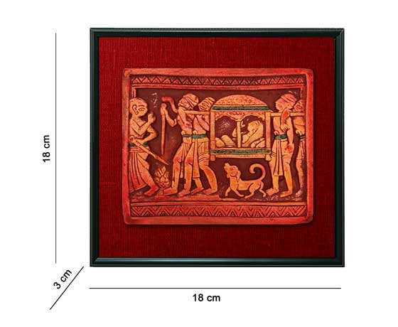 SET OF 5 TERRACOTTA WALL DECOR FOR HOME DECORATION