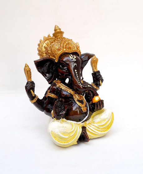 YELLOW SHREE GANESH/GANAPATI IDOL- LIGHTWEIGHT