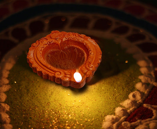 NATURAL TERRACOTTA OVAL LAMP- SMALL - SET OF 2