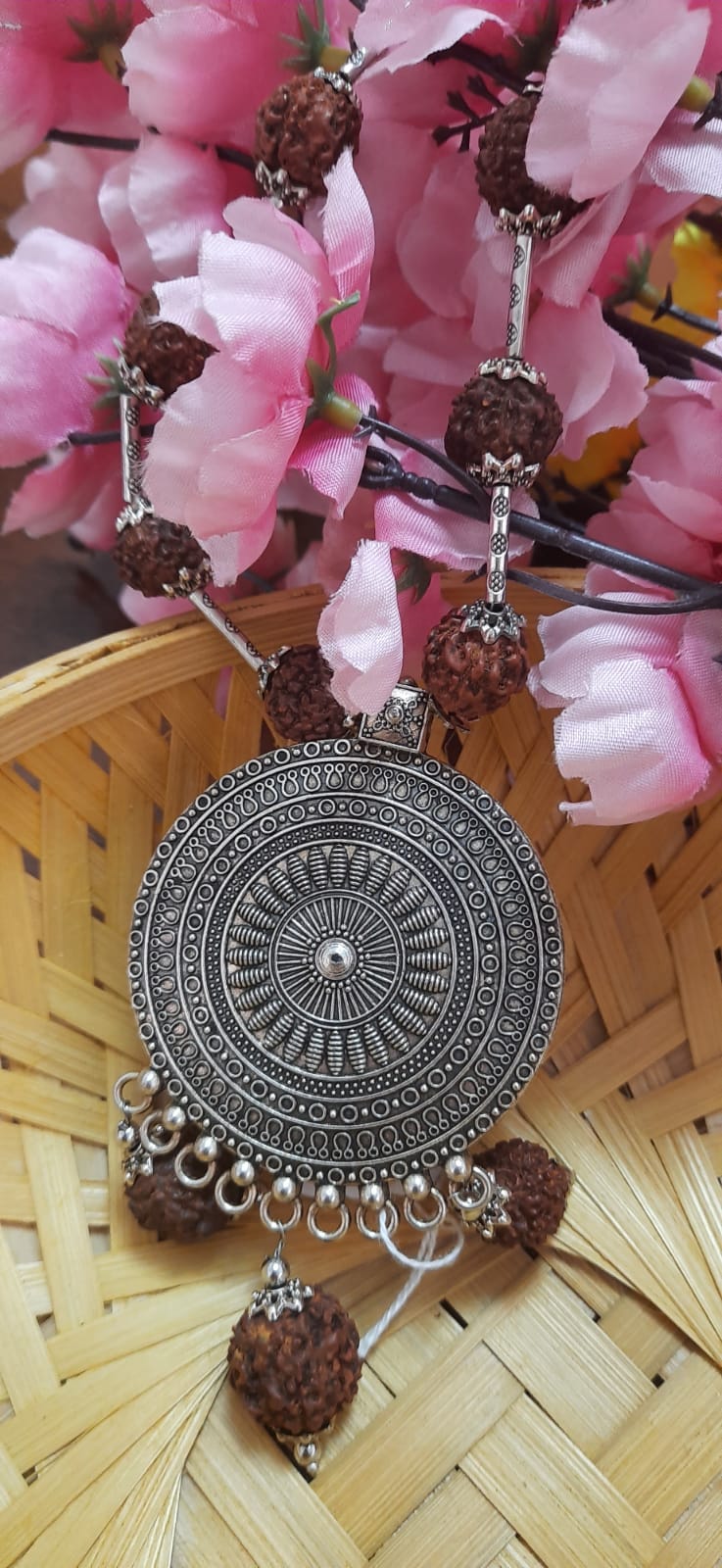 Pendant with Rudraksh Chain